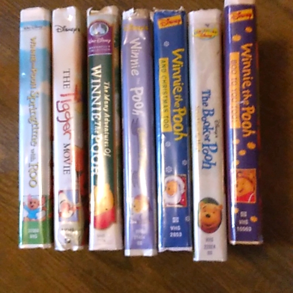 Winnie-the-Pooh movie collection vhs